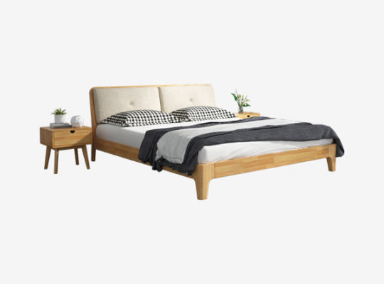 Modern Wooden King Size Bed